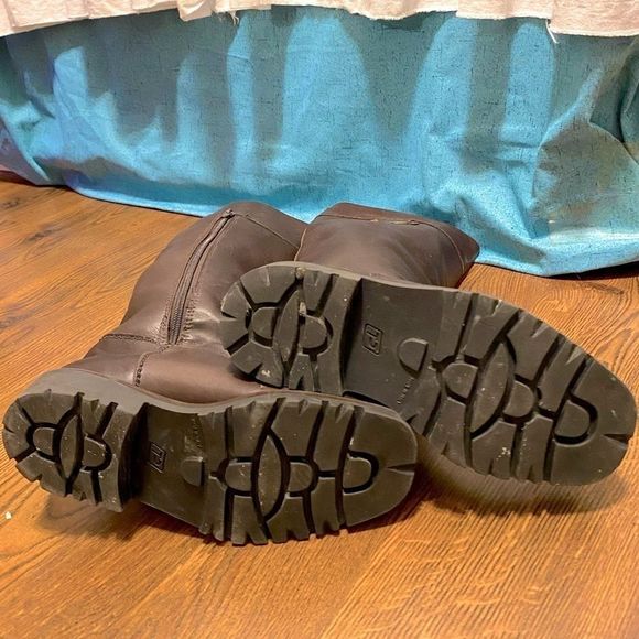 𝅺🌷anfibio🌷 Brown Leather Outdoor Performance Boots  - Picture 3 of 10